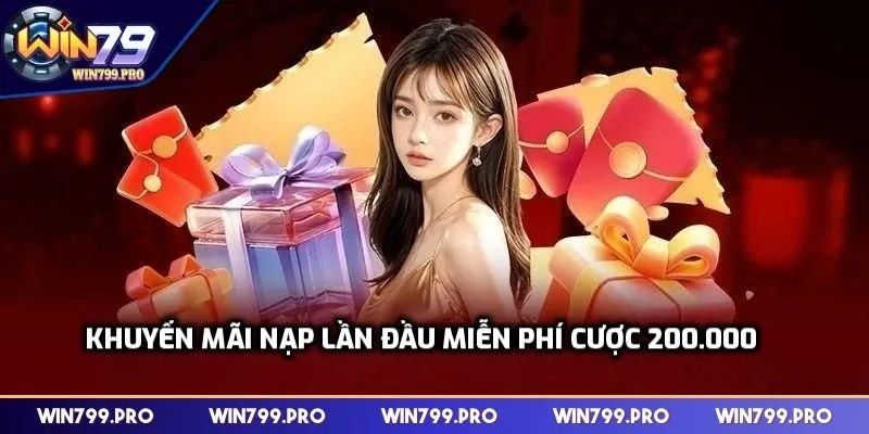 Khuyến mãi nạp lần đầu miễn phí cược 200.000